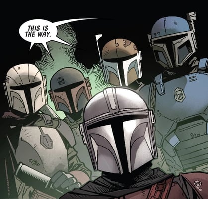 imagen mandalorian "this is the way"