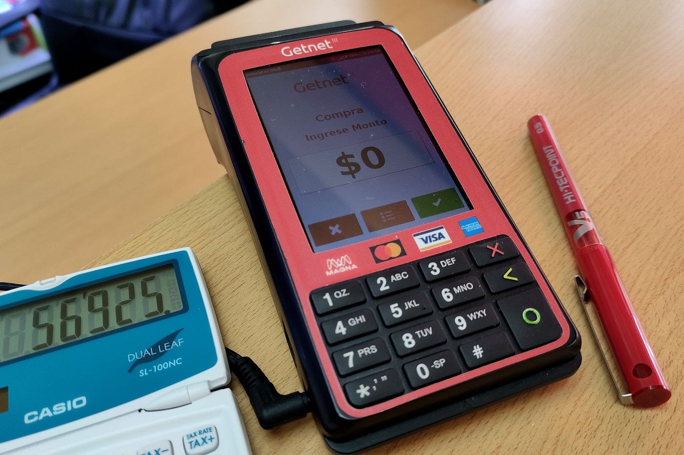 Máquina POS de Getnet